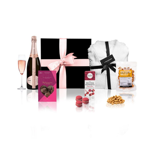 The Champagne & Linen Indulgence Hamper